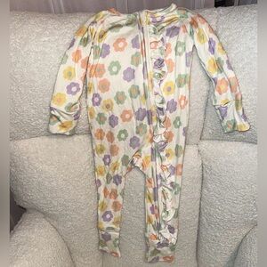 Kute Cuddles Daisy Zippy Footless Pajama